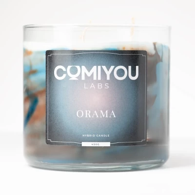 Hybrid αρωματικό κερί σόγιας & καρύδας ORAMA (450g)